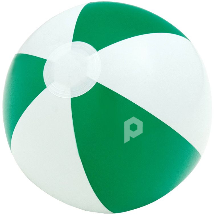 Надувной пляжный мяч Cruise, зеленый с белым, арт. 13441.90 фото 1 — Бизнес Презент