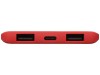 Портативное зарядное устройство Reserve с USB Type-C, 5000 mAh, красный, арт. 596801 фото 6 — Бизнес Презент