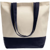 Холщовая сумка Shopaholic, темно-синяя, арт. 11743.40 фото 2 — Бизнес Презент