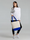 Холщовая сумка Shopaholic, темно-синяя, арт. 11743.40 фото 8 — Бизнес Презент