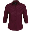 Рубашка женская с рукавом 3/4 Effect 140, бордовая, арт. 17010164XS фото 1 — Бизнес Презент