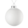 Елочный шар Finery Matt, 10 см, матовый белый, арт. 17665.60 фото 1 — Бизнес Презент