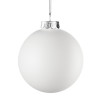 Елочный шар Finery Matt, 10 см, матовый белый, арт. 17665.60 фото 2 — Бизнес Презент