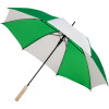 Зонт-трость Milkshake, белый с зеленым, арт. 13038.69 фото 1 — Бизнес Презент
