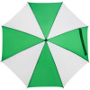 Зонт-трость Milkshake, белый с зеленым, арт. 13038.69 фото 2 — Бизнес Презент