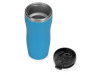 Термокружка Mony Steel 350 мл, soft touch, голубой (Р), арт. 827005p фото 2 — Бизнес Презент