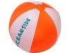 Непрозрачный пляжный мяч Bora, оранжевый/белый, арт. 10070905 фото 3 — Бизнес Презент