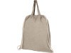 Рюкзак со шнурком Pheebs из 150 г/м² переработанного хлопка, натуральный, арт. 12045900 фото 3 — Бизнес Презент