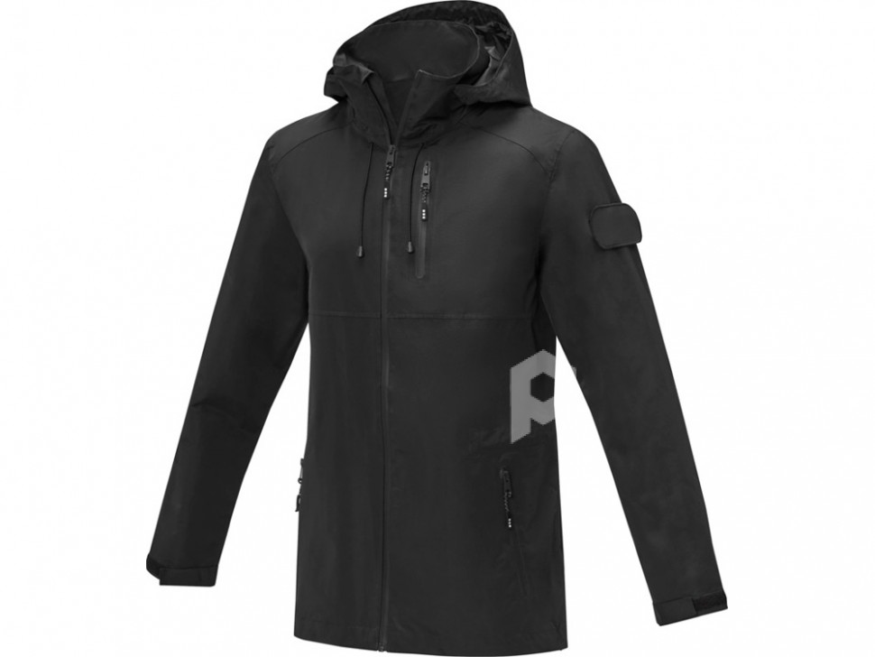 Легкая куртка унисекс Kai, изготовленная из переработанных материалов по стандарту GRS, черный, арт. 3752690S фото 1 — Бизнес Презент