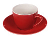 Чайная пара базовой формы Lotos, 250мл, красный, арт. 870171 фото 1 — Бизнес Презент