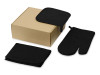 Подарочный набор с фартуком, прихваткой, черный, арт. 700813.07 фото 1 — Бизнес Презент