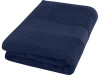 Хлопковое полотенце для ванной Charlotte 50x100 см с плотностью 450 г/м², темно-синий, арт. 11700155 фото 1 — Бизнес Презент
