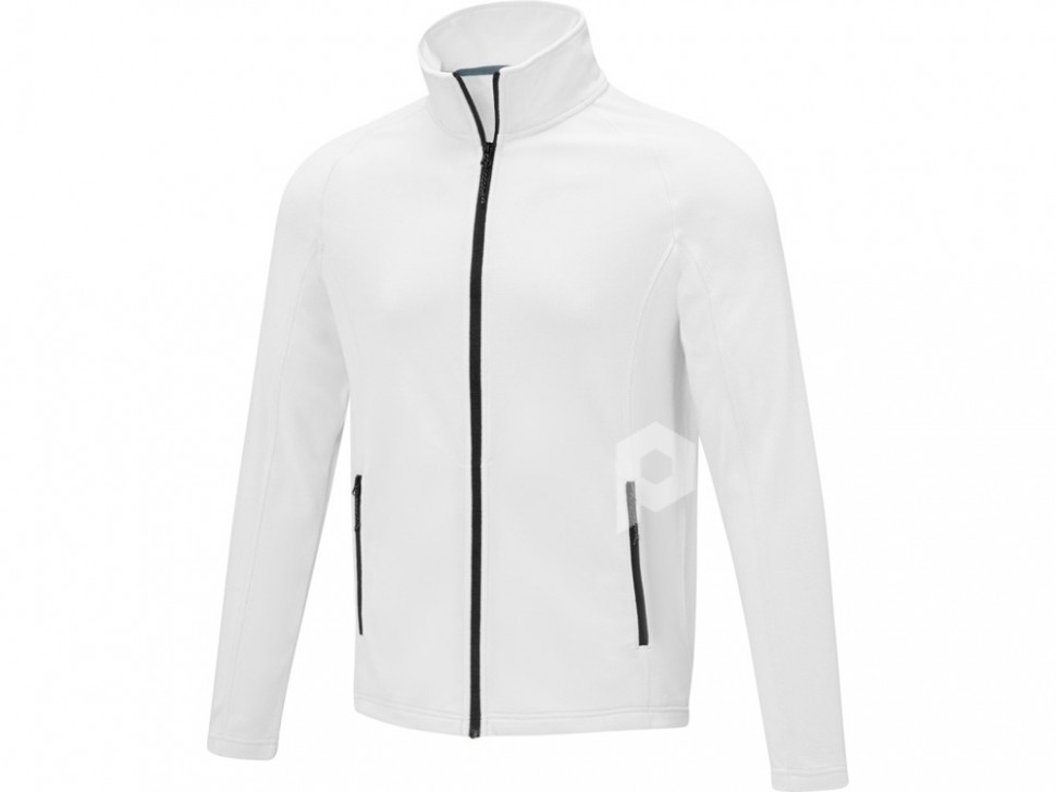 Мужская флисовая куртка Zelus, белый, арт. 3947401L фото 1 — Бизнес Презент