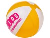 Непрозрачный пляжный мяч Bora, желтый/белый, арт. 10070907 фото 3 — Бизнес Презент