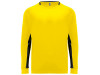 Футболка Porto  мужская с длинным рукавом, желтый/черный, арт. 413CA0302L фото 1 — Бизнес Презент