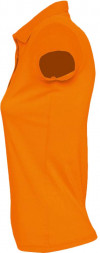 Рубашка поло женская Prescott Women 170, оранжевая, арт. 6087.201 фото 3 — Бизнес Презент