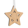 Деревянная подвеска Christmate, звезда, арт. 20225.05 фото 1 — Бизнес Презент