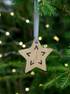 Деревянная подвеска Christmate, звезда, арт. 20225.05 фото 4 — Бизнес Презент