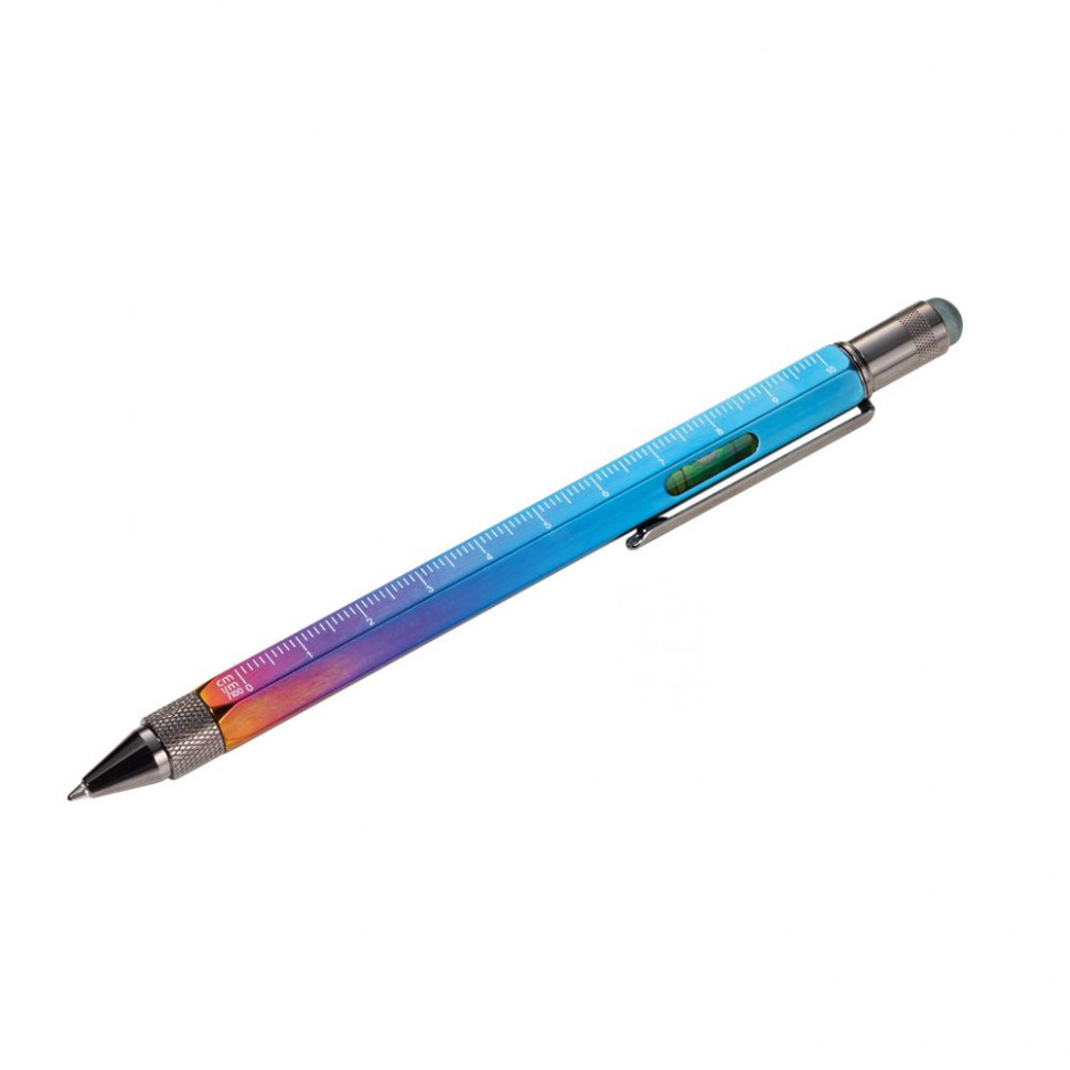 Ручка шариковая Construction Spectrum, мультиинструмент, радужная, арт. 6462.77 фото 1 — Бизнес Презент
