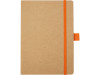 Блокнот Berk формата из переработанной бумаги, оранжевый, арт. 10781531 фото 2 — Бизнес Презент