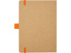 Блокнот Berk формата из переработанной бумаги, оранжевый, арт. 10781531 фото 3 — Бизнес Презент