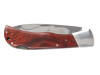 Нож складной Stinger, 104 мм, (серебристый), материал рукояти: сталь/дерево (серебристо-коричневый), арт. 441151 фото 2 — Бизнес Презент