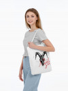 Холщовая сумка «Любовь зла», молочно-белая, арт. 70723.61 фото 3 — Бизнес Презент