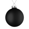 Елочный шар Finery Matt, 10 см, матовый черный, арт. 17665.30 фото 1 — Бизнес Презент