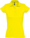 Рубашка поло женская Prescott Women 170, желтая (лимонная), арт. 6087.891 фото 1 — Бизнес Презент
