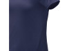 Женская стильная футболка поло с короткими рукавами Deimos, темно-синий, арт. 3909555L фото 5 — Бизнес Презент
