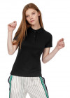 Рубашка поло женская Inspire, черная, арт. PW4400021S фото 4 — Бизнес Презент