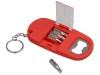 Брелок-открывалка с отвертками и фонариком Uni, софт-тач, красный, арт. 716321 фото 2 — Бизнес Презент
