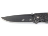Нож складной Stinger, 71 мм, (чёрный), материал рукояти: сталь/дерево (коричневый), арт. 441152 фото 3 — Бизнес Презент