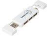 Mulan Двойной USB 2.0-хаб, белый, арт. 12425101 фото 5 — Бизнес Презент