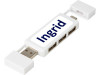 Mulan Двойной USB 2.0-хаб, белый, арт. 12425101 фото 6 — Бизнес Презент