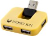 USB Hub Gaia на 4 порта, желтый, арт. 12359805 фото 6 — Бизнес Презент