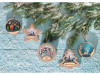 Подвеска деревянная многослойная Рождественская встреча, арт. 625332 фото 7 — Бизнес Презент