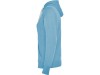Толстовка с капюшоном Urban женская, небесно-голубой/белый, арт. 1068SU1001M фото 3 — Бизнес Презент