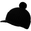 Вязаная шапка с козырьком Peaky, черная, арт. 16925.30 фото 1 — Бизнес Презент