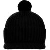 Вязаная шапка с козырьком Peaky, черная, арт. 16925.30 фото 4 — Бизнес Презент