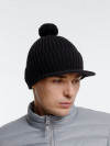Вязаная шапка с козырьком Peaky, черная, арт. 16925.30 фото 6 — Бизнес Презент