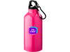 Бутылка Oregon с карабином 400мл, неоновый розовый, арт. 10000207 фото 5 — Бизнес Презент