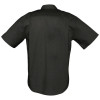 Рубашка мужская с коротким рукавом Brisbane, черная, арт. 1837.301 фото 2 — Бизнес Презент