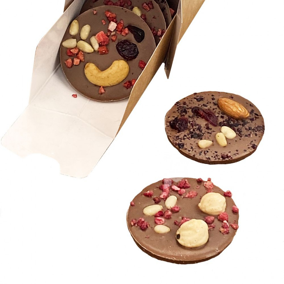 Купить Шоколадные конфеты Mendiants, молочный шоколад, арт. 13740.02 в Бизнес Презент