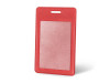 Вертикальный карман из экокожи для карты Favor, красный, арт. 112101 фото 1 — Бизнес Презент
