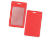 Вертикальный карман из экокожи для карты Favor, красный, арт. 112101 фото 2 — Бизнес Презент