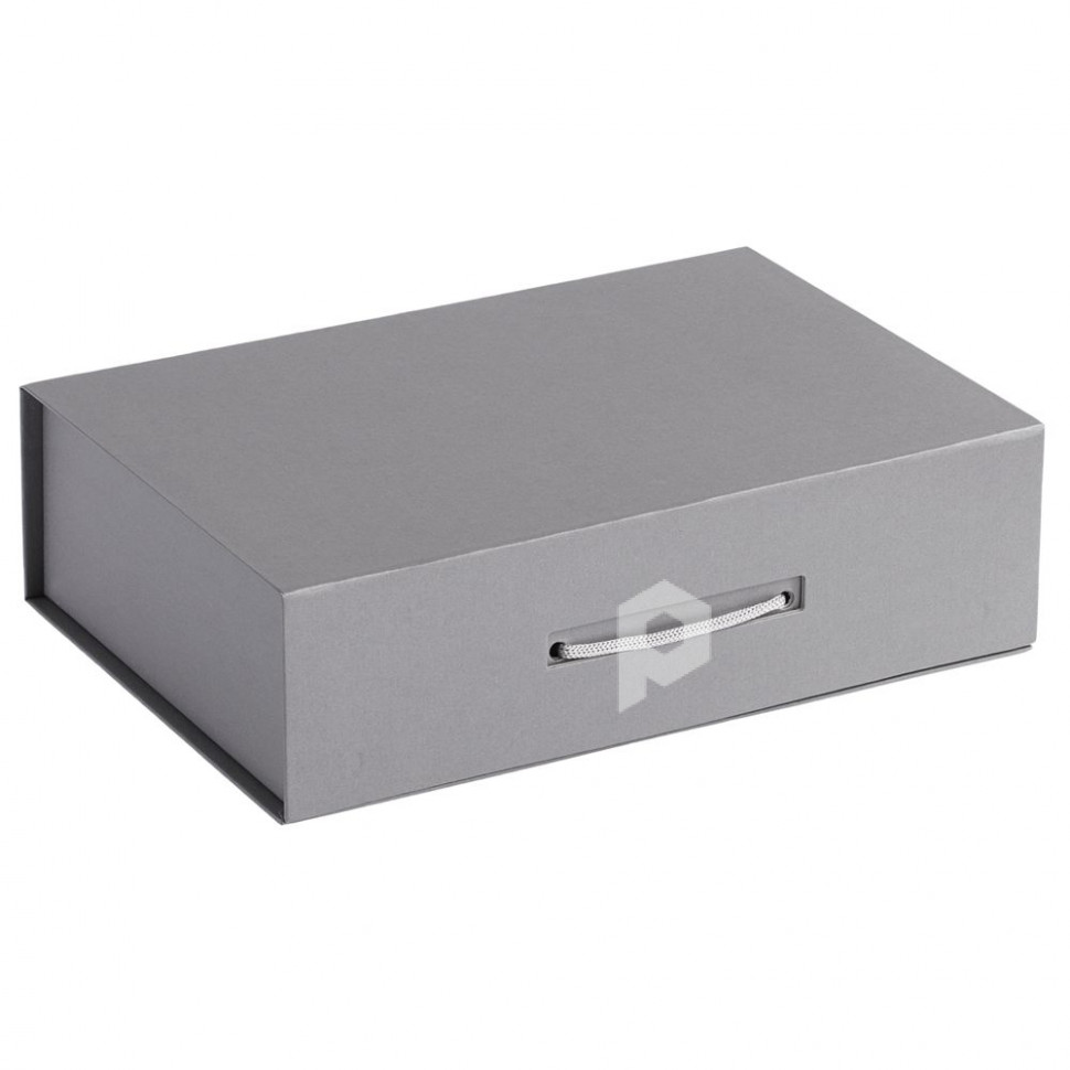 Коробка Case, подарочная, серебристая, арт. 1142.10 фото 1 — Бизнес Презент