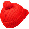 Вязаная шапка с козырьком Peaky, красная (кармин), арт. 16925.52 фото 3 — Бизнес Презент