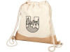 Рюкзак со шнурком из хлопкового джута Delhi, natural, арт. 12046900 фото 4 — Бизнес Презент