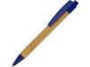 Ручка шариковая Borneo из бамбука, синий, черные чернила, арт. 10632201 фото 1 — Бизнес Презент
